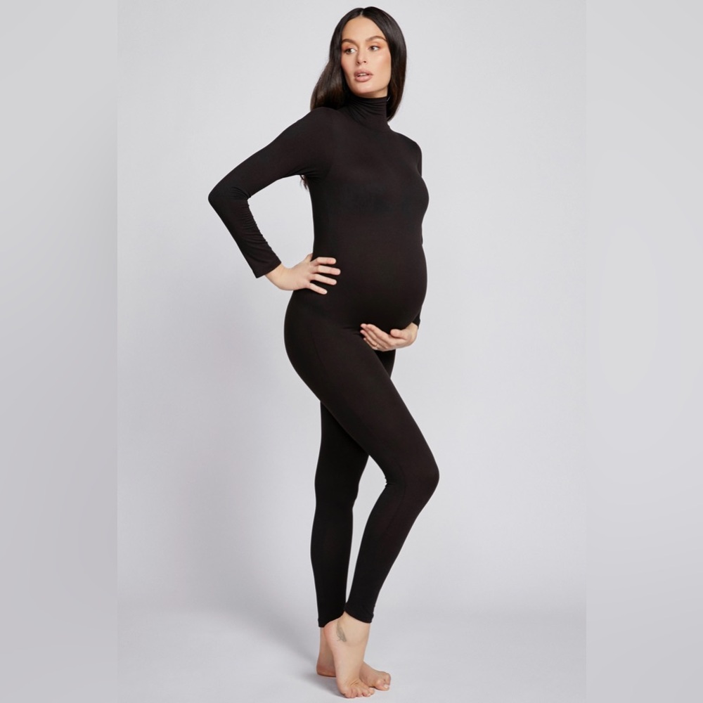 “The Penelope” Maternity Bumpsuit - Black, Size Small. Like New